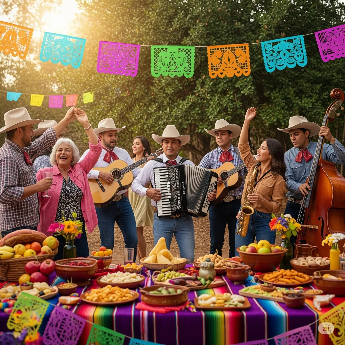 Fiesta de Cumpleaños Tradicional Mexicana en Los Ángeles: Música Norteña en Vivo