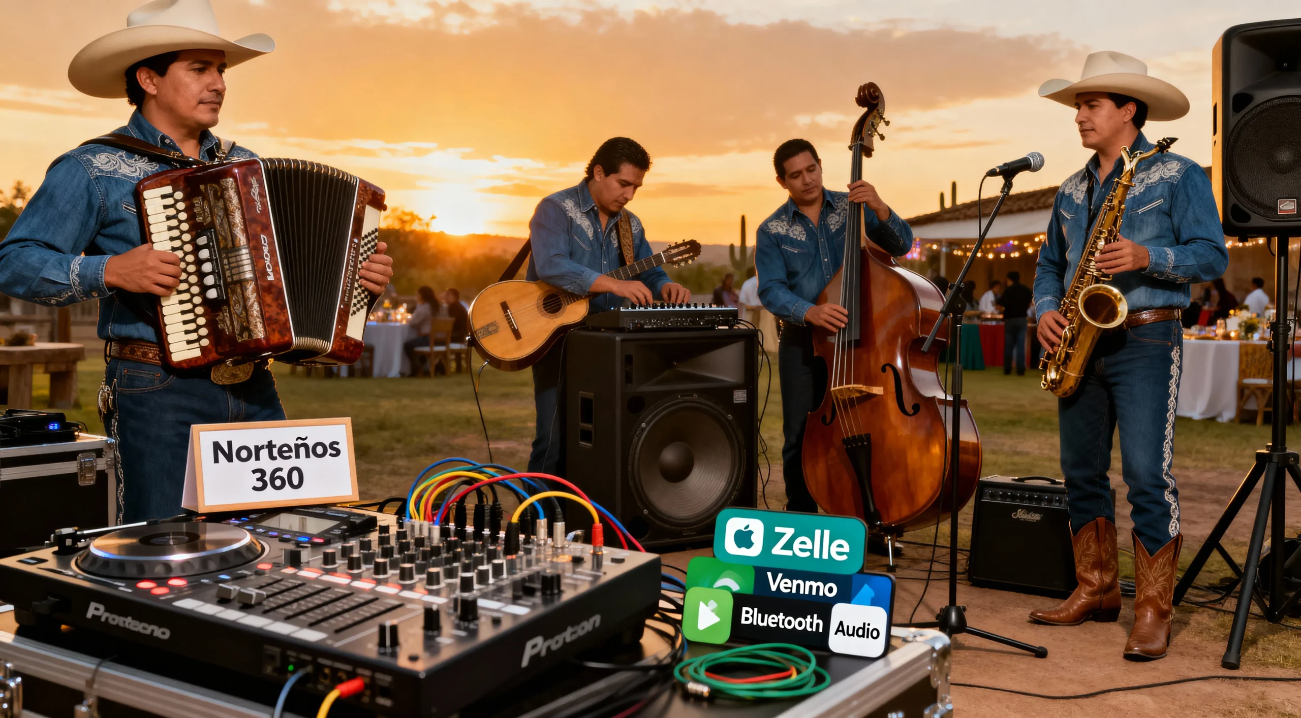 Servicios personalizados con audio, repertorio y mezclas DJ